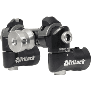 Axcel Archery Trilock Adjustable V-Bar Mount Black