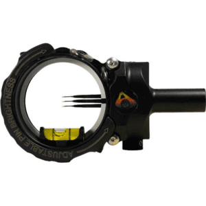Axcel Archery Accustate Ii 3 Pins | .019 Fiber Ambi Compound Bow Sight - Black