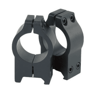 NIKKO STERLING Platinum 1" Medium Scope Rings | Black