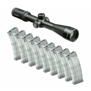 Vortex Viper Hs 4-16x44 Bdc Sfp 30mm Scope + Lancer L5awm 10-Pack