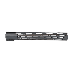 Ultra Lightweight 15" Mlok Split Rail Handguard - Anodized Black