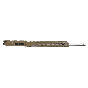 Bc-15 |  6mm Arc Fde Upper | 20" 416r Ss Straight Fluted Heavy Barrel | Rifle Length Gas System | 1:8 Twist | Talon 15" Mlok Split  Rail | With Bcg & Charging Handle