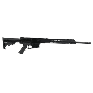 Bc-10 | .243 Right Side Charging Forged Rifle | 20" Parkerized Heavy Barrel | 1:8 Twist | Rifle Length Gas System | 15" Mlok Split Rail | No Magazine