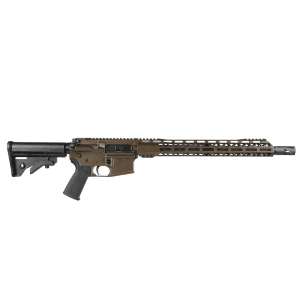 Bc-15 | 5.56 Nato Midnight Bronze Cerakote Rifle | 16" Black Nitride Cold Hammer Forged M4 Barrel | 1:7 Twist | Carbine Gas System | Talon 15" Mlok Split Rail | No Magazine