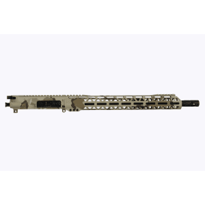 Bc-15 | 5.56 Nato Desert Combat Camo Cerakote Upper | 16" Black Nitride M4 Barrel | 1:7 Twist | Mid-Length Gas System | Talon 15" Mlok Split Rail | With Bcg & Charging Handle