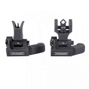 Troy-Industries Troy 45-Degree Offset Sight Set - Ssig-45s-Mdbt-00 - M4 Front & Dioptic Rear - Black