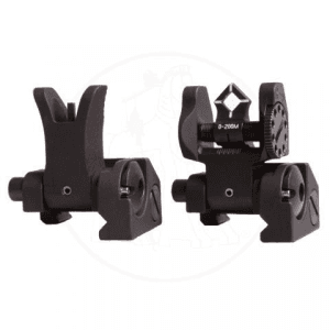 Troy-Industries Troy Industries Micro Sight Set - M4 Front & Dioptic Rear -Black