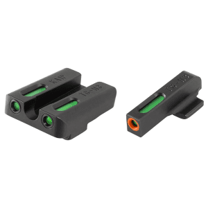 Truglo Tfx Pro Tritium/Fiber-Optic Day/Night Sights Fit Kahr Arms K, Mk, P, Pm, T &tpmodels With New Dovetail (Post 2004) - Orange Outline Front/Rear
