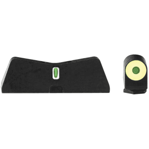 Xs-Sight-Systems Xs Sights Dxt2 Big Dot Tritium Night Sight Front & Rear Yellow For Glock 17 19 22-24 26 27 31-36 38