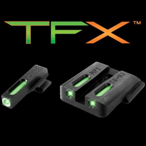 Truglo Tfx Tritium/Fiber-Optic Day/Night Sights S&w M&p (Including Shield & .22 Models, Excluding .22 Compact / C.o.r.e. Models), Sd9 And Sd40 (Exclud