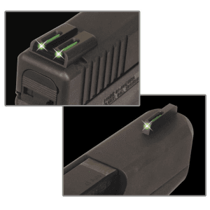 Truglo Tfo Tritium/Fiber-Optic Day/Night Sights Fit Sig #6 Front/#8 Rear - Front Green/Rear Green