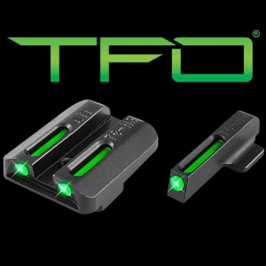 Truglo Tfo Tritium/Fiber-Optic Day/Night Sights Kahr Set (Green/Green)