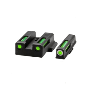 HIVIZ LiteWave H3 sight Green LitePipe/White front ring fits S&W M&P EZ380