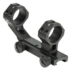 Weaver Thumbnut Spr (Special Purpose Rifle) Aluminum Optics Mount For Ar-Style Rifles - 1", Black