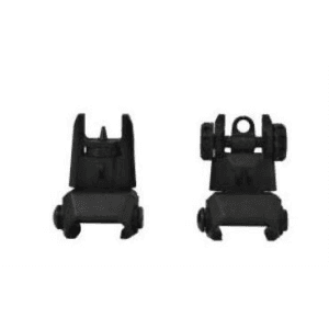 ATI Tactical Flip Up Front & Rear Back Up Sight - Polymer