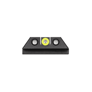 Night-Fision Night Fision Tritium Night Sight Set Yellow Front Black Back For Glock 42/43/43x