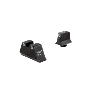 Trijicon Bright & Tough Suppressor Sight Set For Glock Standard Frames Green With White Front Orange With White Rear