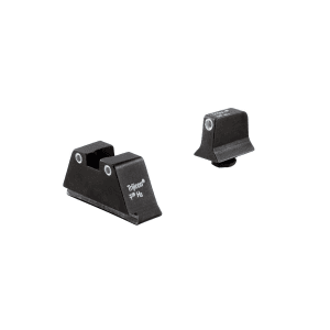 Trijicon Bright & Tough Suppressor Sight Set For Glock Standard Frames Green With White Front Yellow With White Rear