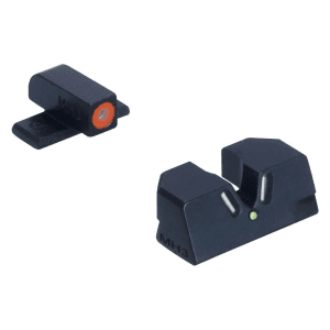 Meprolight Hyper Bright V-Sight Fixed Pistol Set For Sig P226 Green With Orange Front