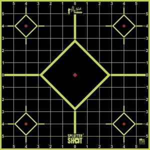 Pro-Shot Splatter Shot 12" Green Sight In Target - Peel-and-Stick 5/ct