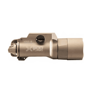 Surefire X300t-B Turbo Weapon Light Universal And Pic Mount 650 Lumens Tan Thumb Screw