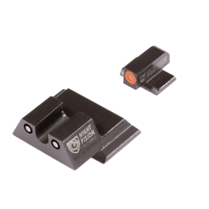 Night-Fision Night Fision Perfect Dot Night Sight Set Orange Front Black Rear For S&w M&p Shield
