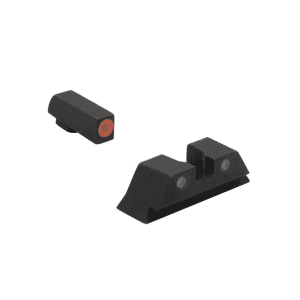 Meprolight Hyper Bright Extremely Bright Day & Night Sight Green With Orange Front Green Rear For Glock