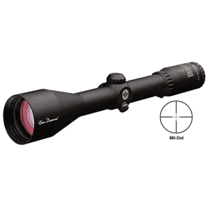 Burris Blemished Burris 2.5-10x50 Black Diamond Titanium Rifle Scope Mil-Dot Reticle Pa Matte Comp Knobs