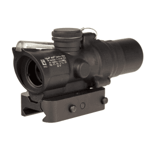 Trijicon Compact Acog 1.5x16s Rifle Scope Low Height Green Ring & 2moa Cdr Illuminated Black W/ Mount