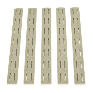 Bravo Company KeyMod Rail Panel Kit 5.5" Flat Dark Earth 5-Pk BCM-KMR-RP-FDE-5