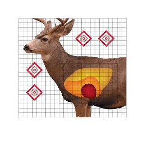 Pro-Shot Mule Deer Sight In Target 25" x 25" 5/ct