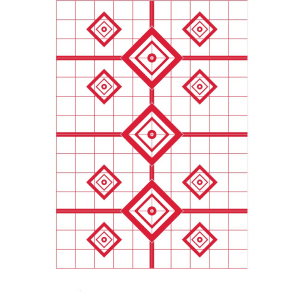 Pro-Shot 200 Yard Rifle Sight in Target 23" X 35" Red 5/ct