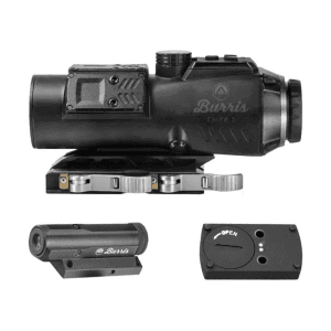 Burris T.m.p.r. 5 Modular Prism Kit : 5x32 Ar Reticle / Red Laser Sight & Battery Pack Riser