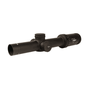 Trijicon Credo 1-6x24 (Ffp) 30mm Rifle Scope W/Red Mrad Segmented Circle Low Capped Adjusters