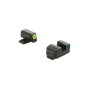Ameriglo Trooper Tritium Handgun Sight Set For Springfield Xd Green Rear Green With Lumigreen Front