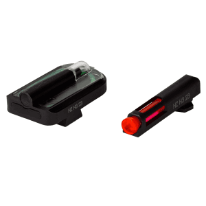 Hiviz Fastdot H3 Red Front Green Rear Sight For Glock 9mm .40 S&w .357 Sig