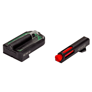 Hiviz Fastdot H3 Red Front Green Rear Sight For Glock Mos 9mm| 40 S&w | 357 Sig