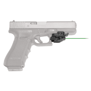 Crimson Trace Crimson Defender Rail Master Green Universal Handgun Laser Sight Black