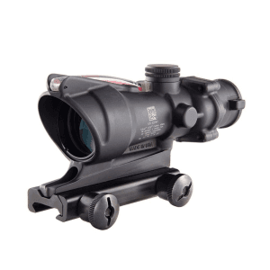 Trijicon Acog Bac Rifle Scope With Sight 4x32mm Red Chevron .223 Matte With Ta51 Mount