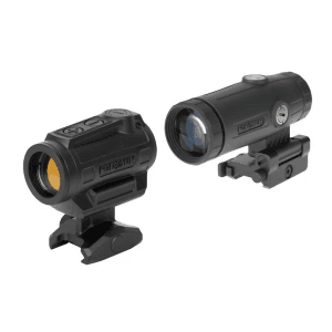 Holosun Aro Enclosed Red 2moa Rifle Sight W/ Hm3x Magnifier Kit