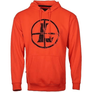 Leupold Distressed Reticle Performance Men's Hoodie Blaze Orange L