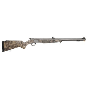 Cva Wolf Muzzleloader Rifle .50 Cal Single Shot 24" Barrel Stainless Steel Realtree Apx Fiber Optic Sights