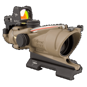 Trijicon Acog Ecos 4x32 Illuminated Red Crosshair 223 Bdc Reticle
