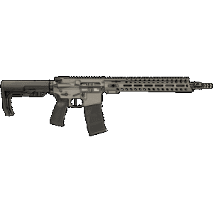 Patriot Ordnance Factory Minuteman 5.56x45mm 13.75in 30+1 Tungsten Cerakote Gray Receiver Renegade Rail