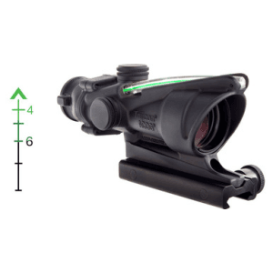 Trijicon Acog 4x Rifle Scope With 32mm Objective Green Chevron Bdc Reticle Ta51 Mount