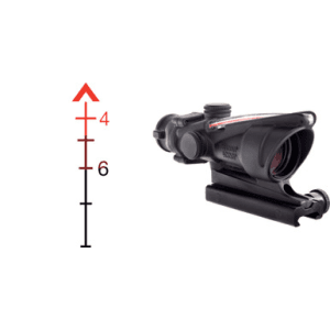 Trijicon Acog 4x32 Illuminated Red Chevron Bdc Reticle For Ar-15 Flat-Top Rifles
