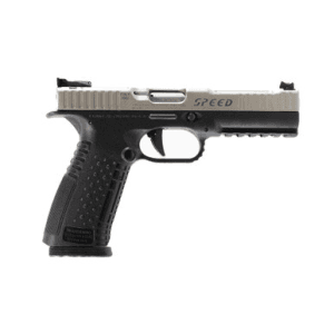 American Precision Firearms Arsenal Firearms Strike One Speed Pistol - Black / Stainless | 9mm | 5" Barrel | 2 X 17rd Mags | Competition Straight Trigger | Fiber Optic Front Sight