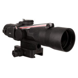 Trijicon Compact Acog 3x30 Scope Red Chevron For Mil-Spec Picatinny Q-Loc Mount