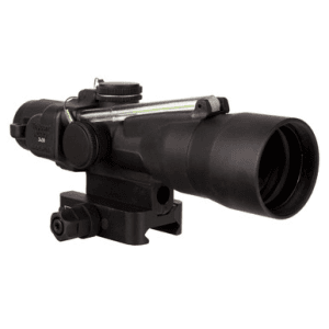 Trijicon Compact Acog 3x30 Rifle Scope Green Chevron Reticle Mount For Mil-Spec Picatinny