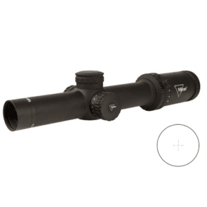 Trijicon Credo 1-6x24 Ffp 30mm Rifle Scope Green Mrad Segment Circle Low Capped Adjusters